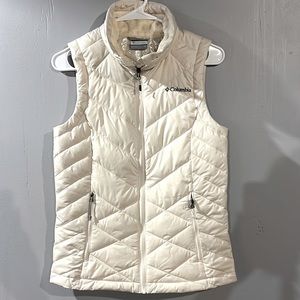 Women’s Columbia Omni-Heat cream‎ vest with thermal liner-NWOT